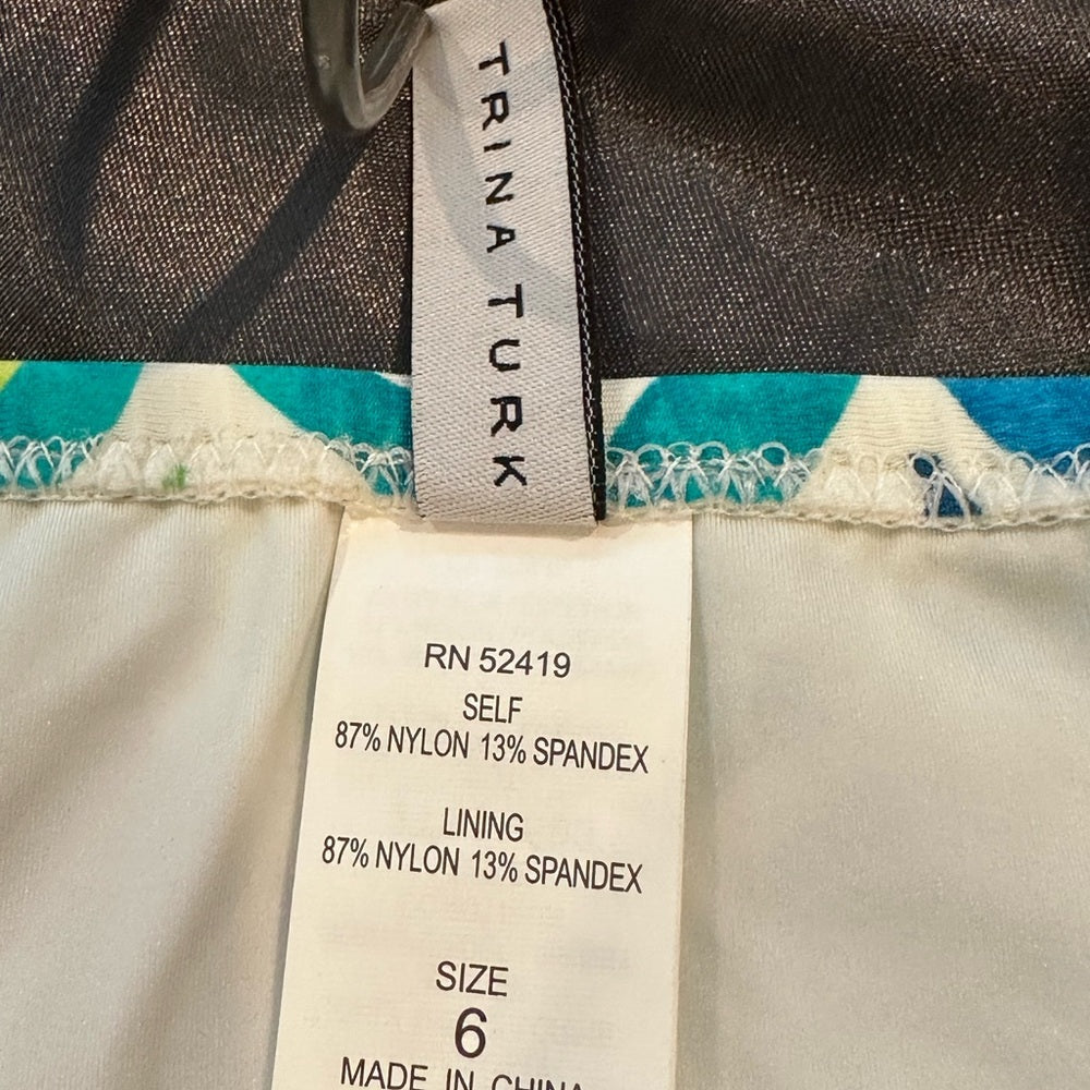 TRINA TURK BIKINI BOTTOMS SZ 6