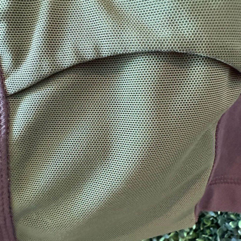 (137) π LULULEMON Green Leaf Tank Sz 12 **VINTAGE