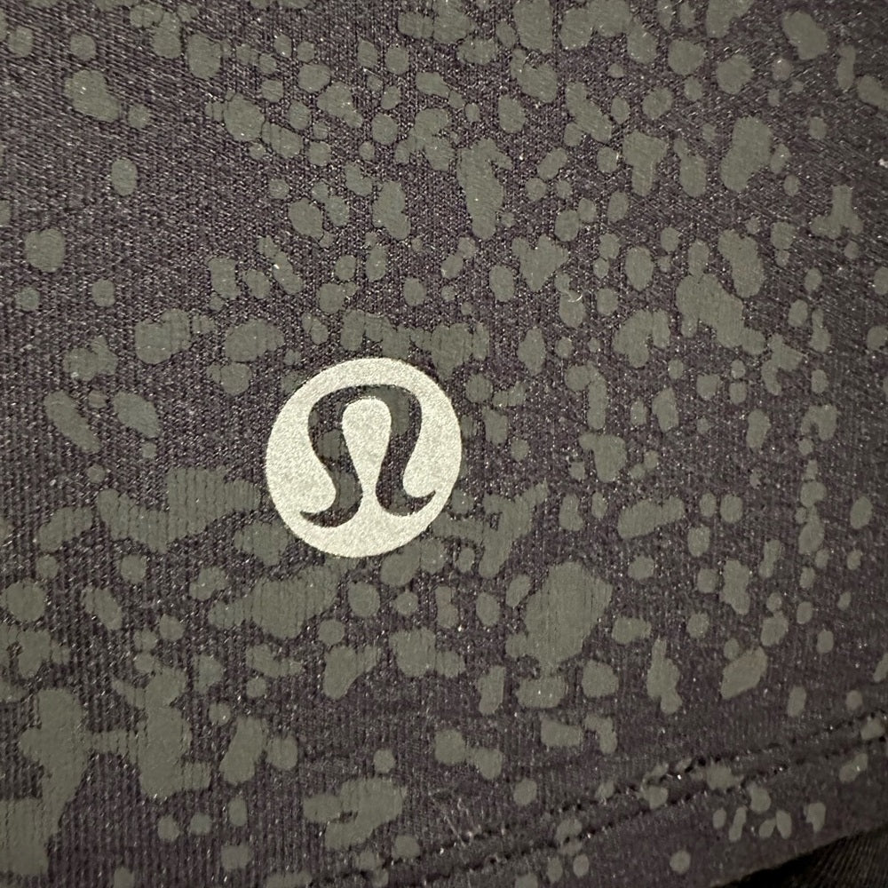 (1994) LOVED LULULEMON Energetic Edge Cropped Tank in BLACK Sz 12 ** SEE NOTES