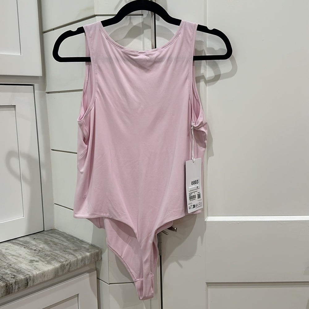 (0003) NWT Lululemon Wundermost Ultra-Soft Nulu Square-Neck Slvless Bodysuit XL