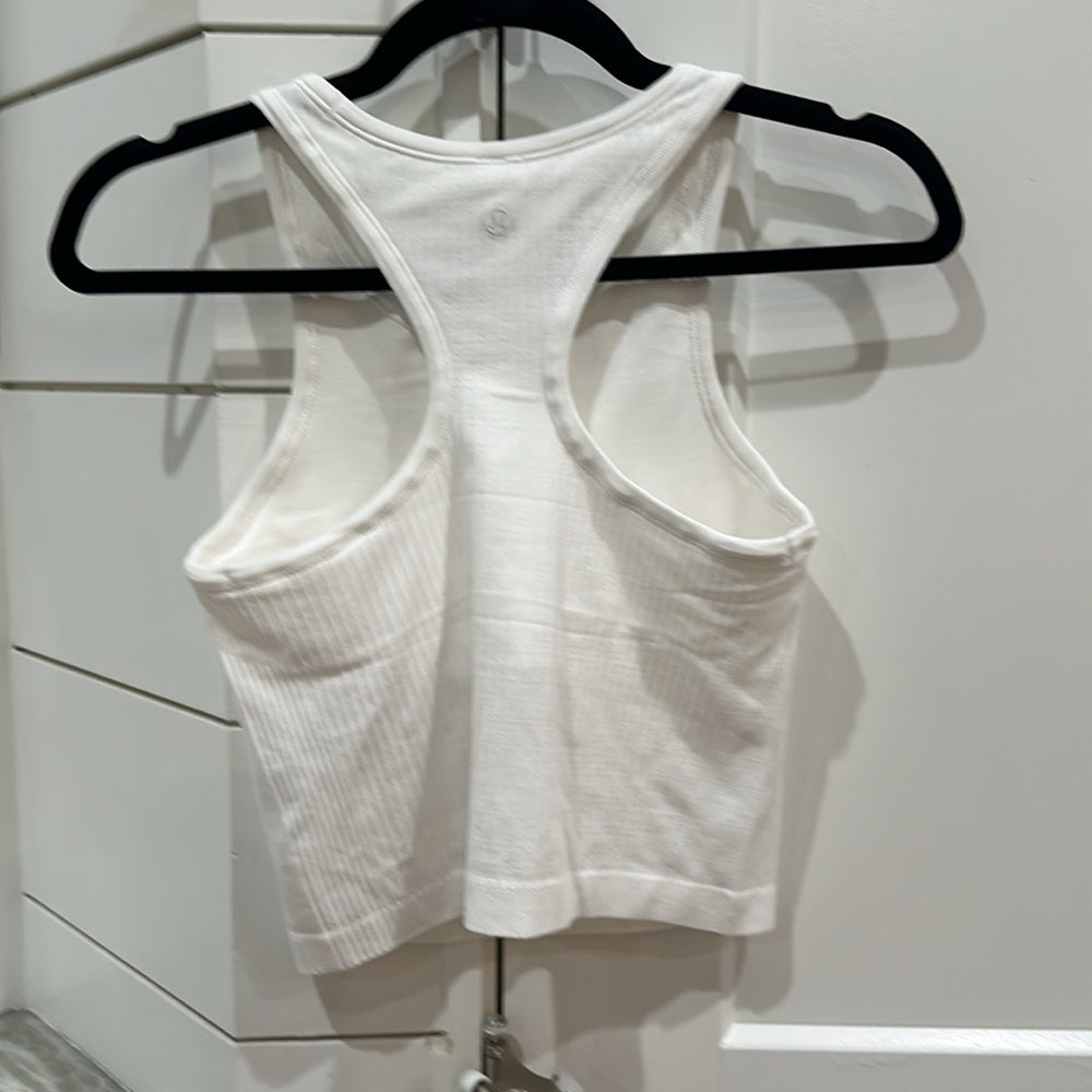 (0011/0012) Lululemon Ebb To Street Racerback Crop Tank Sz 6