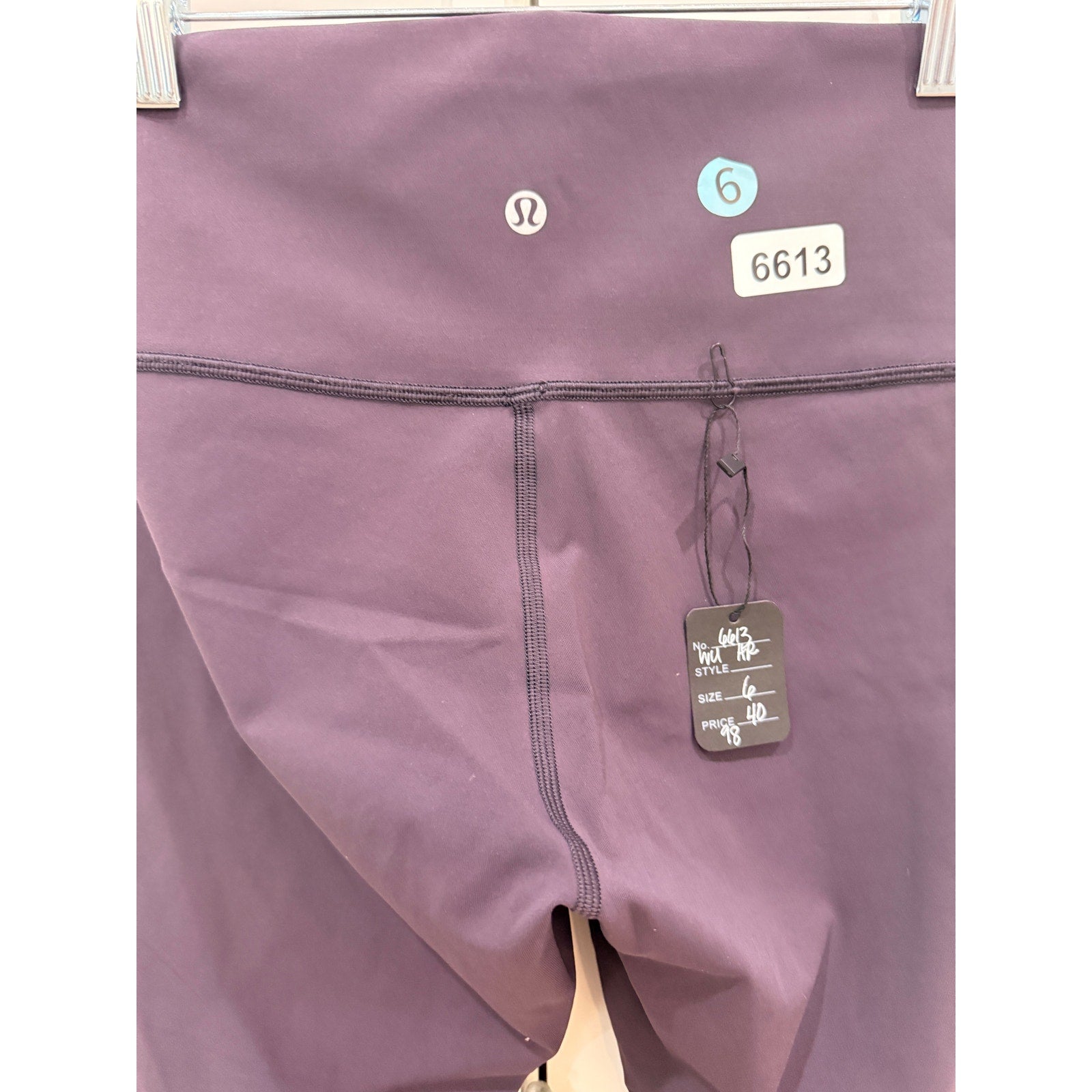 6613 LULULEMON Wunder Under Hi-Rise Tight (Ombre) 28" Ombre Boysenberry Sz 6