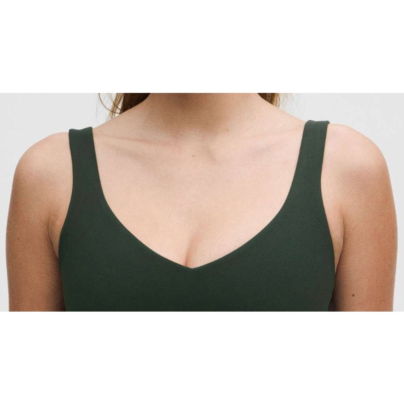 6886 NWT Lululemon Align Tank Top *Light Support in Rainforest Green in Sz 0
