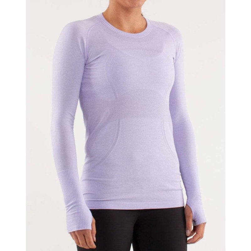 6042 - LULULEMON RUN: Swiftly Tech Long Sleeve Crew Sz 8 *FLAW