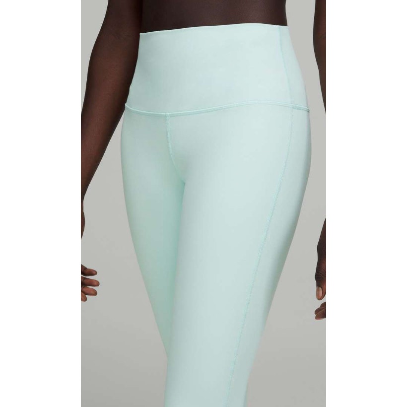 6586 Lululemon Align High-Rise Pant 25" Delicate in Mint in Sz 6