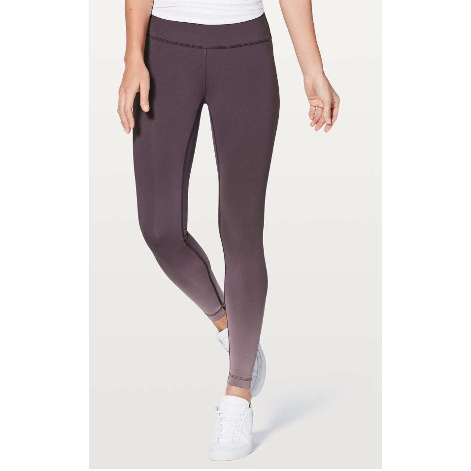 6613 LULULEMON Wunder Under Hi-Rise Tight (Ombre) 28" Ombre Boysenberry Sz 6