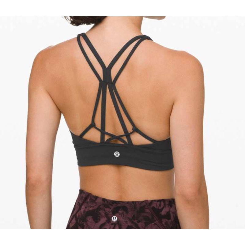 370 - Lululemon Ride and Reflect Bra Black Sz 10