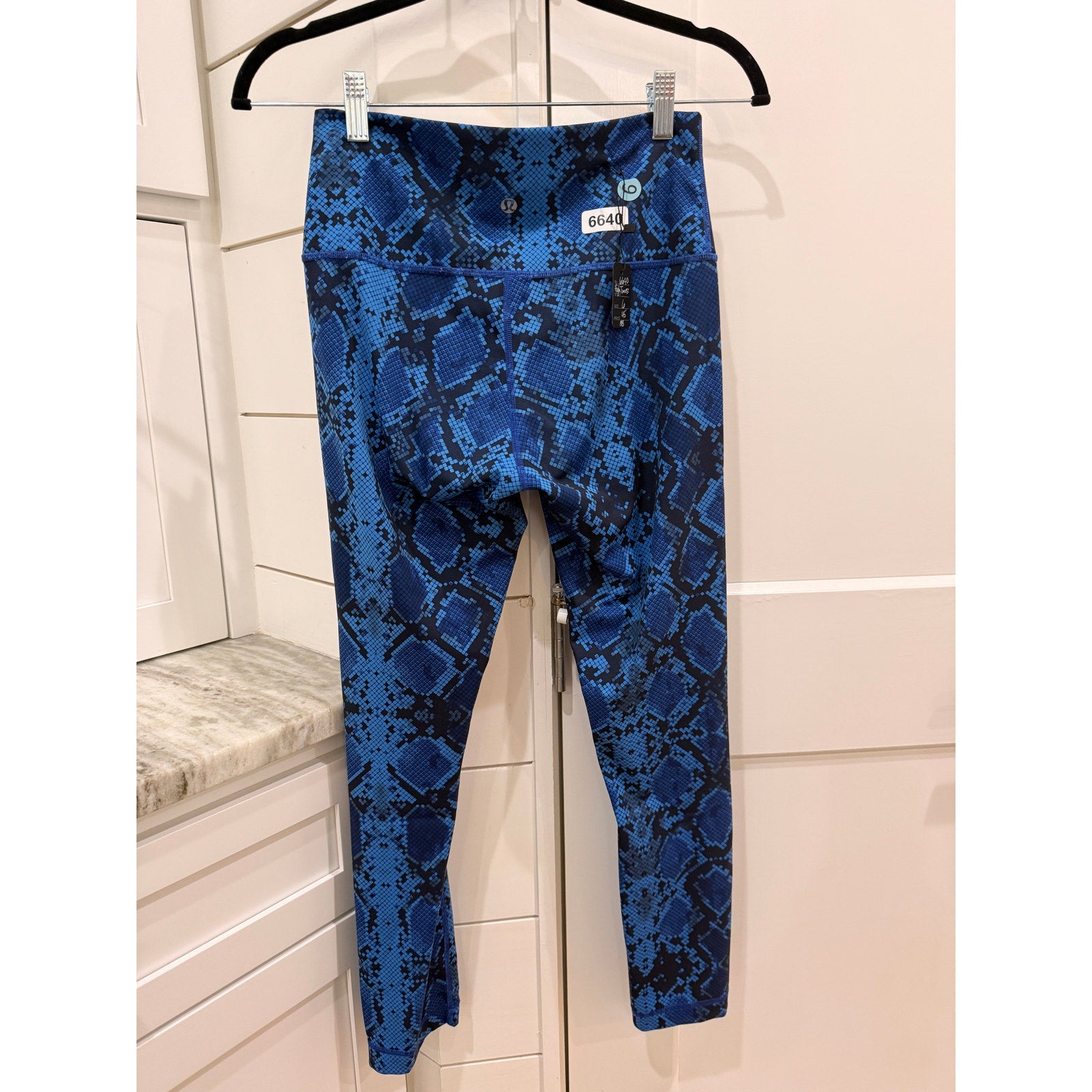 6640 LULULEMON High Times Pant *Full-On Luon Mini Ziggy Snk Pipe Dream Sz 6