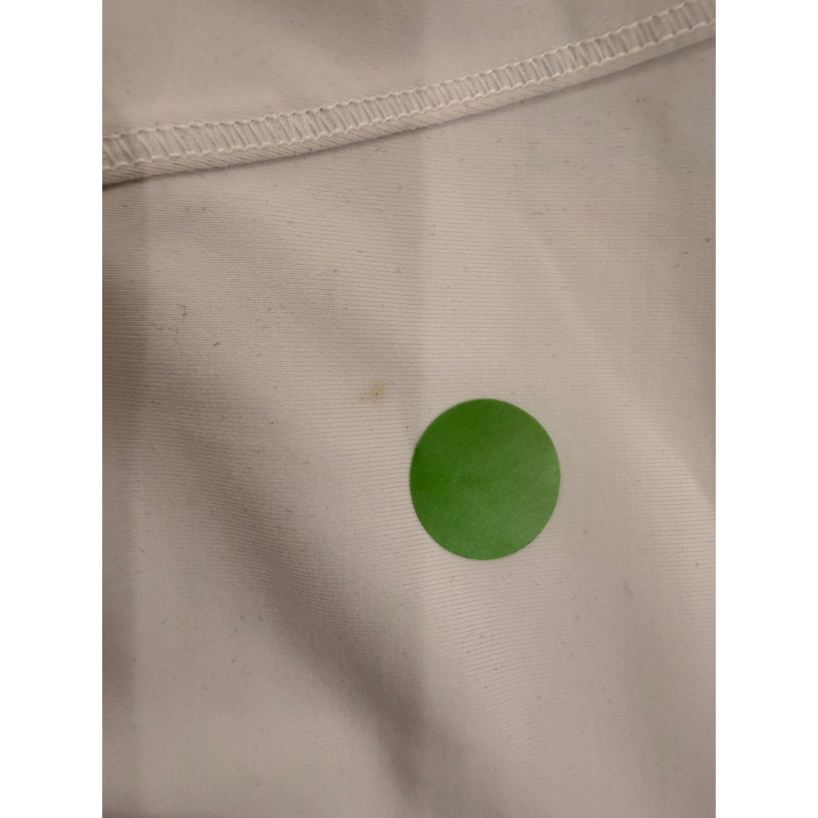 55 - Lululemon Meesh Bra White / Black Sz 10 *NO PADS *FLAW