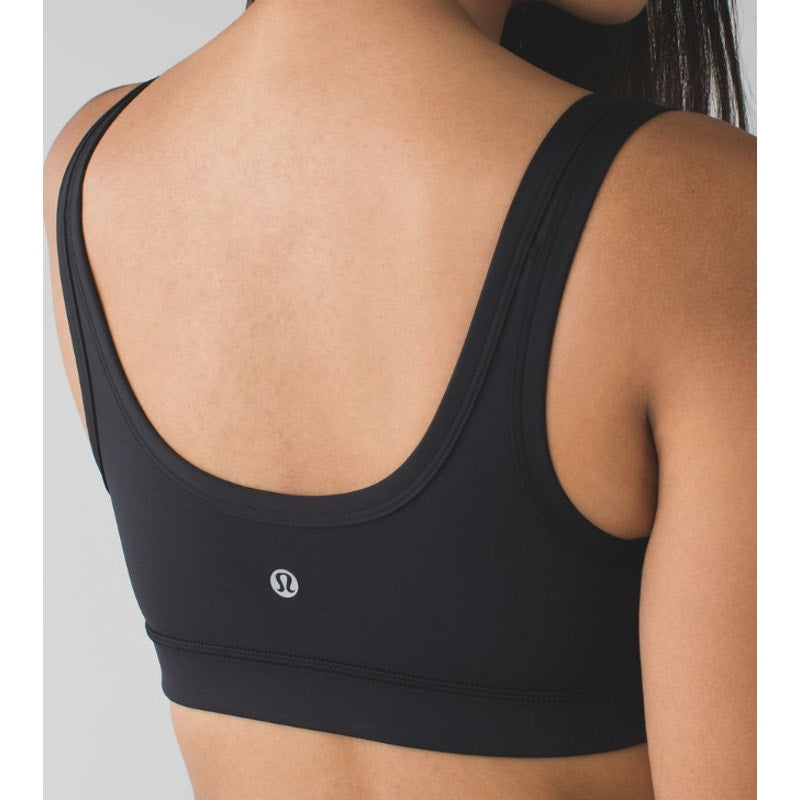6752 -  Lululemon Drop It Like It's Hot Bra Black in Sz 6 **Some Pilling