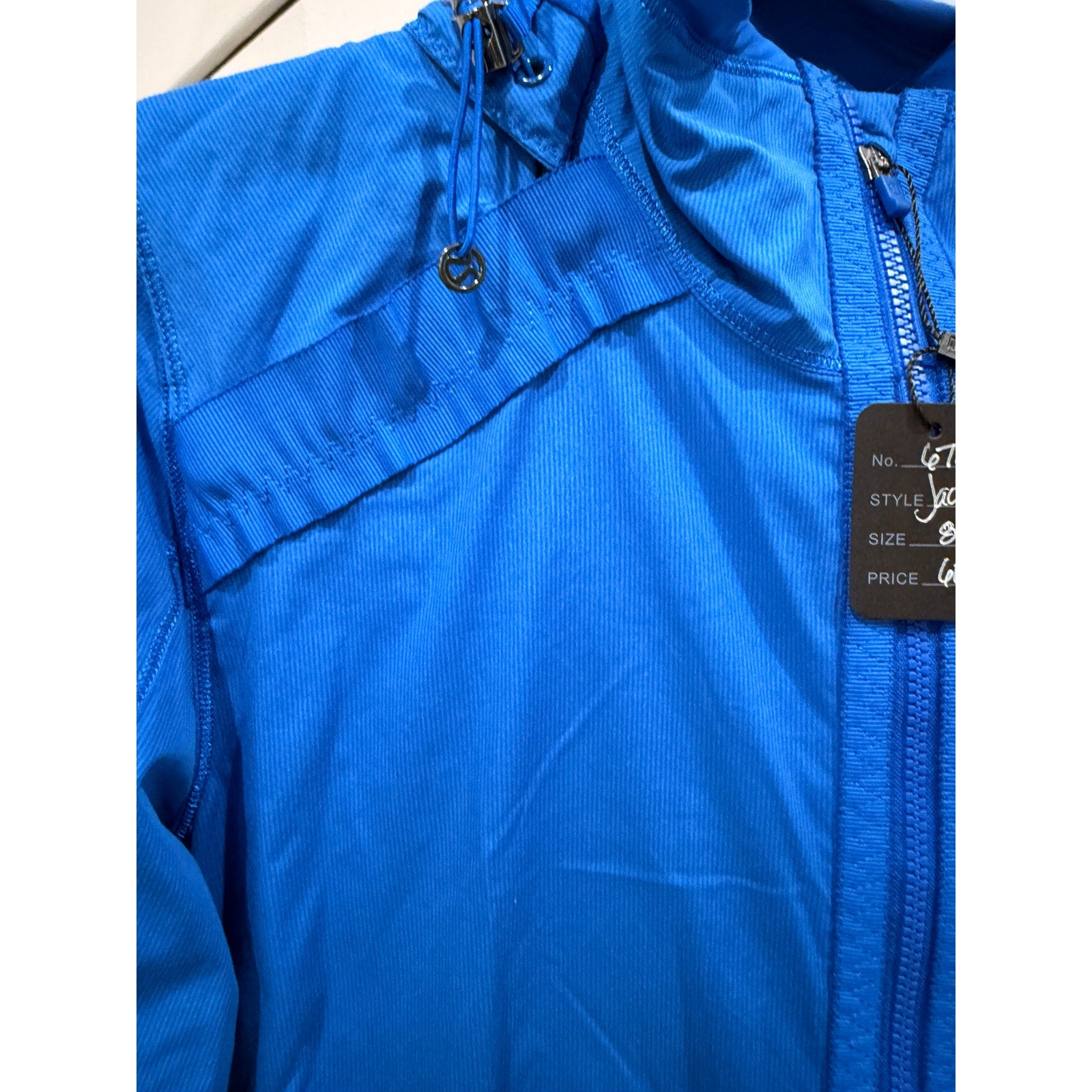 6768 LULULEMON Run: Bandit Jacket Baroque Blue in Sz 8 *EUC