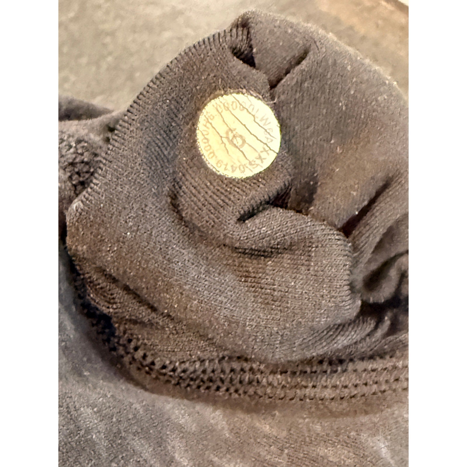 6514 Lululemon Align Crop *21" Diverge Emboss Black Sz 6 **Pilling