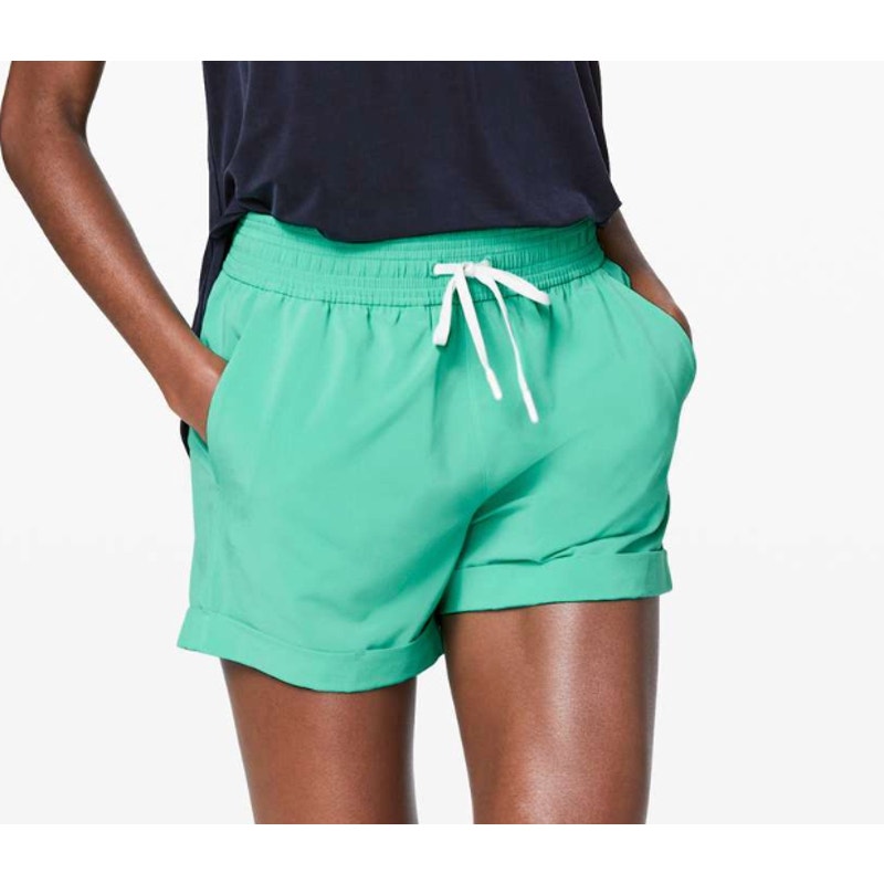 6901 Lululemon Spring Break Away Short *4-way Stretch 3" Bali Breeze Sz 10