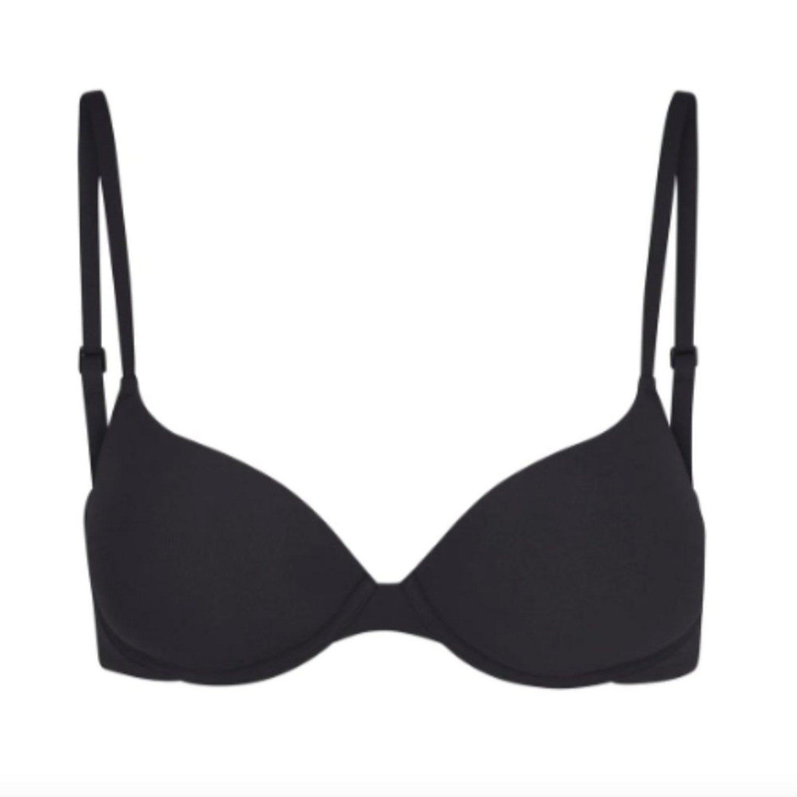 (2270) SKIMS NWT FITS EVERYBODY  PUSH UP DEMI BRA in ONXY 32DDDD