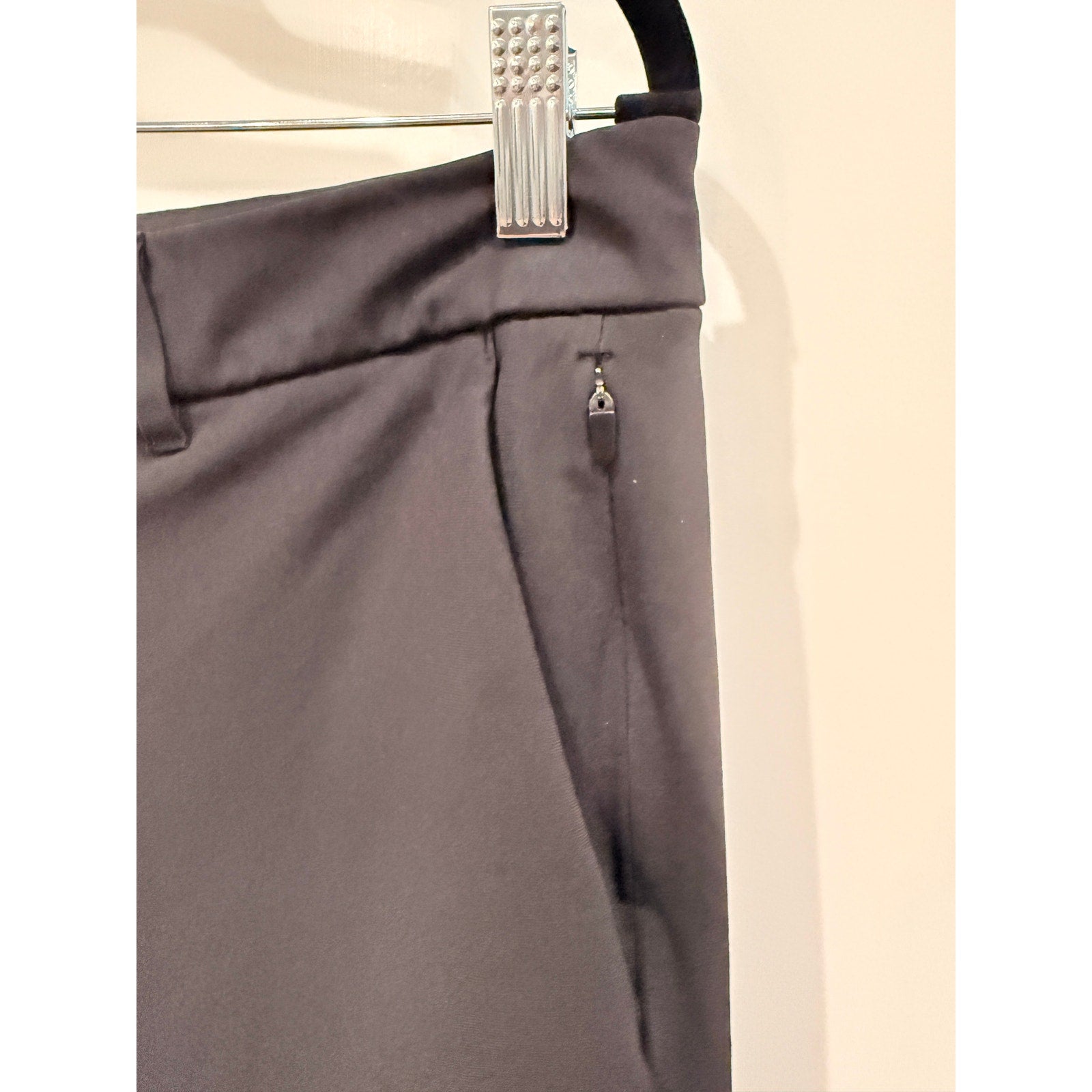 6457 - LULULEMON Commission Pant Slim *Warpstreme 34" Black 34W