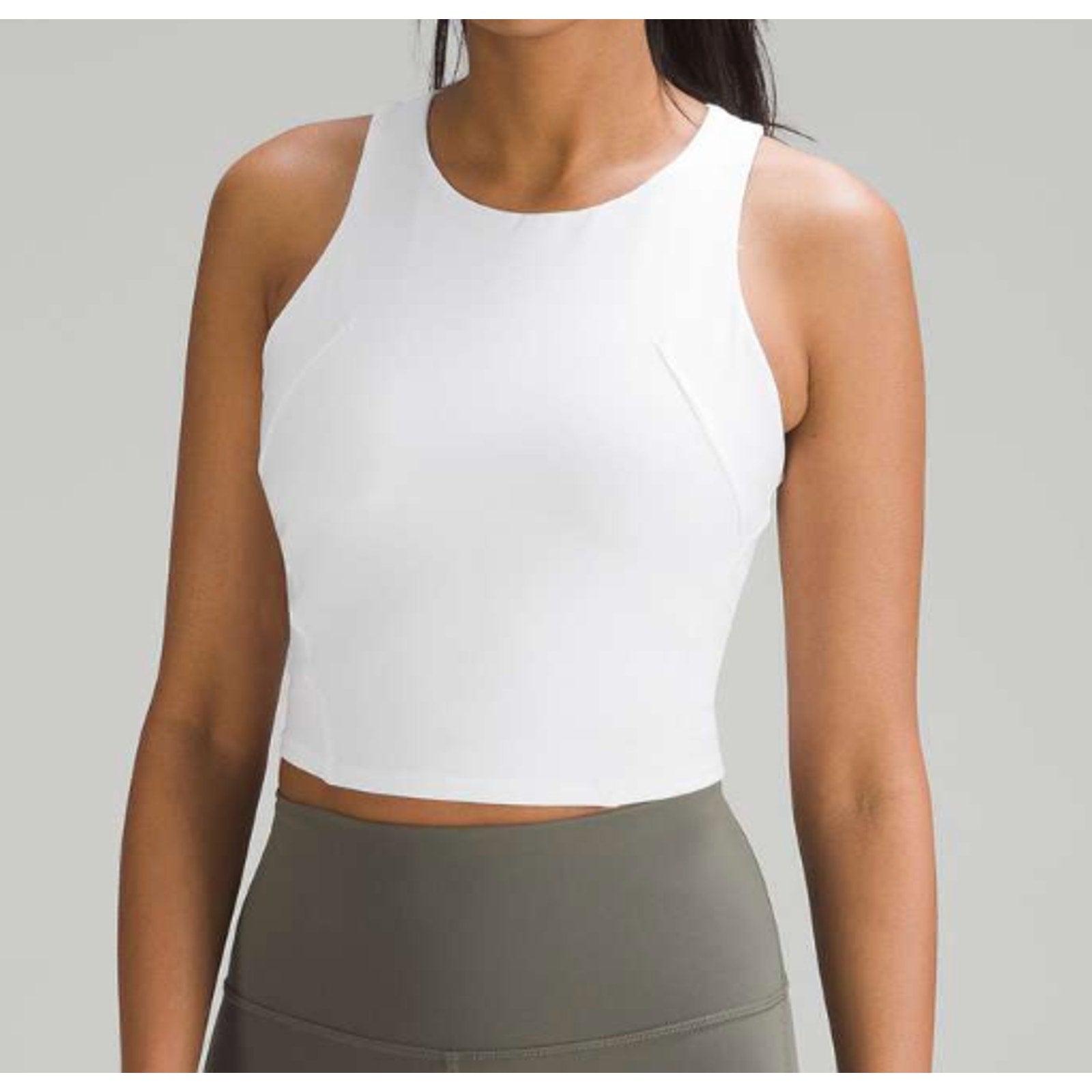 6430 - Lululemon Wunder Train Racerback Tank Top White in Sz 8 *FLAW