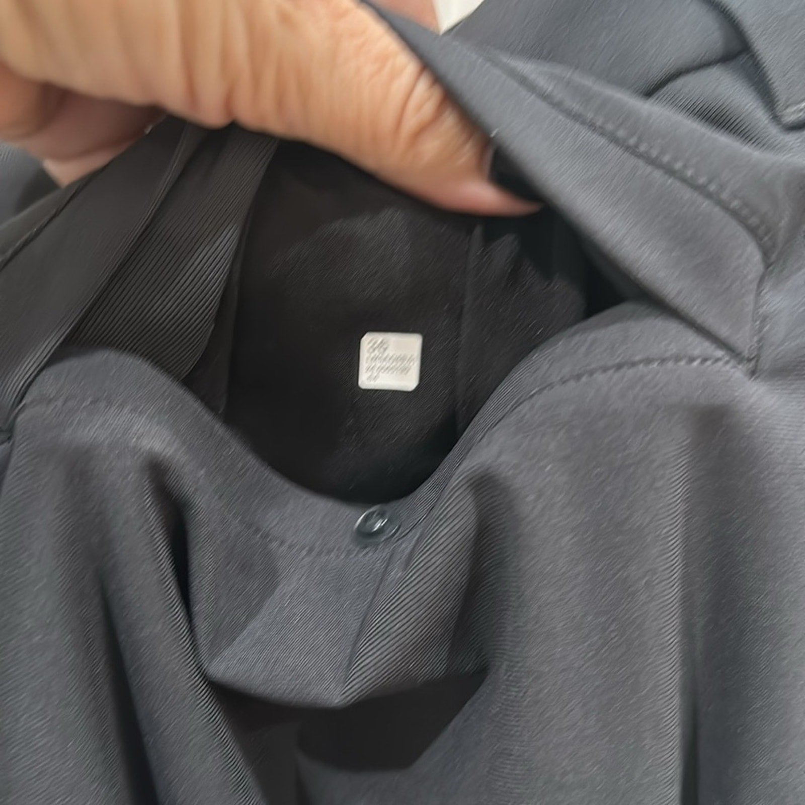 (6320) LULULEMON Commission Pant Slim 30"L *Warpstreme Sz 36W in NAVY *SOME WEAR