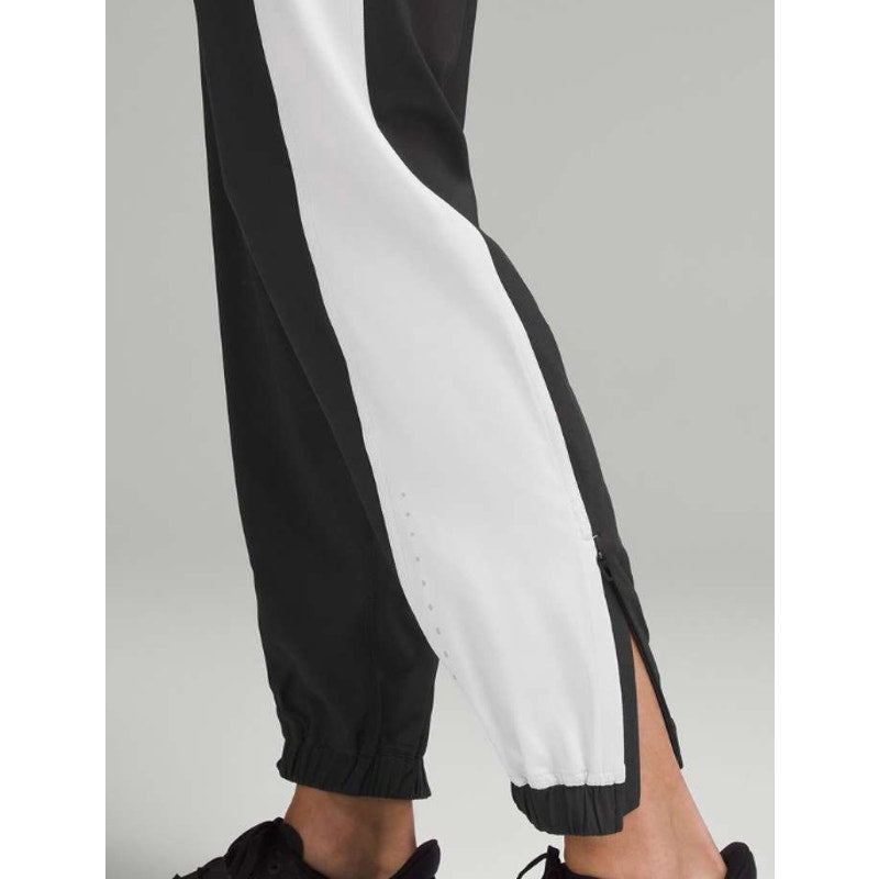 347 LULULEMON  Adapted State High-Rise Jogger: Colourblock Black / White Sz 6