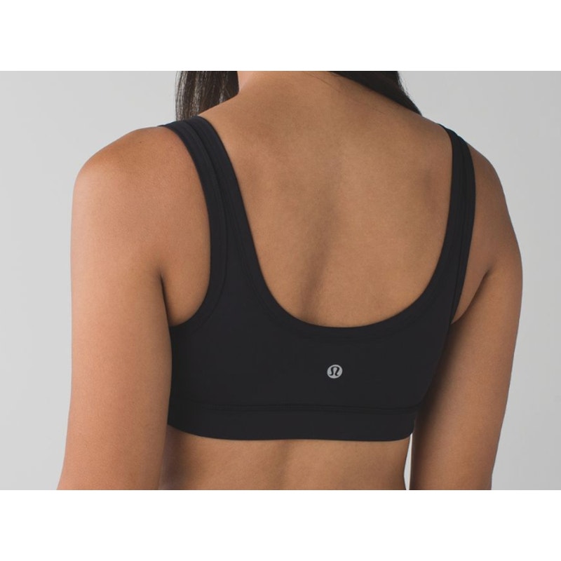 6752 -  Lululemon Drop It Like It's Hot Bra Black in Sz 6 **Some Pilling