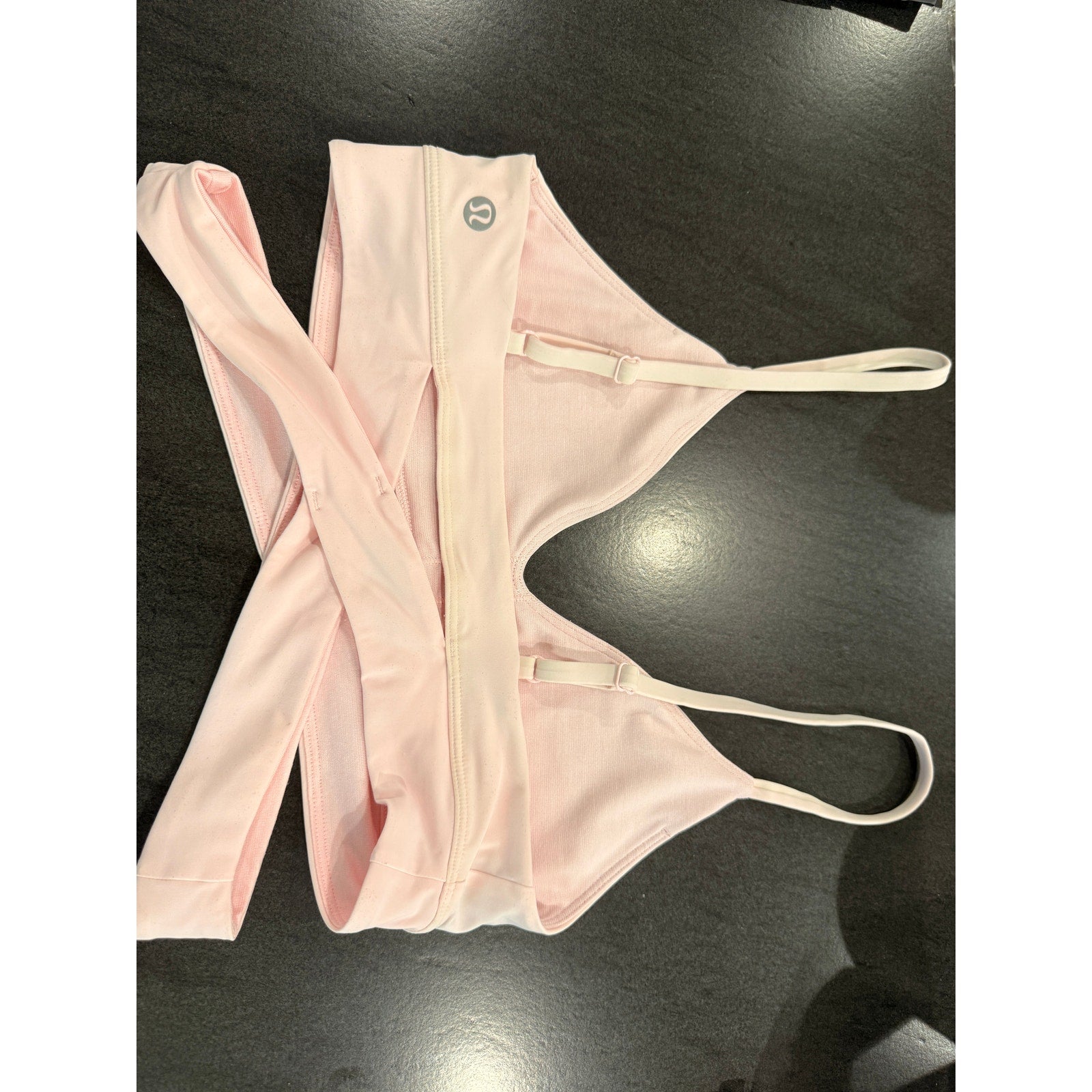 6716 -  Lululemon Still Now Bra *Light Support Strawberry Milkshake in Sz 6