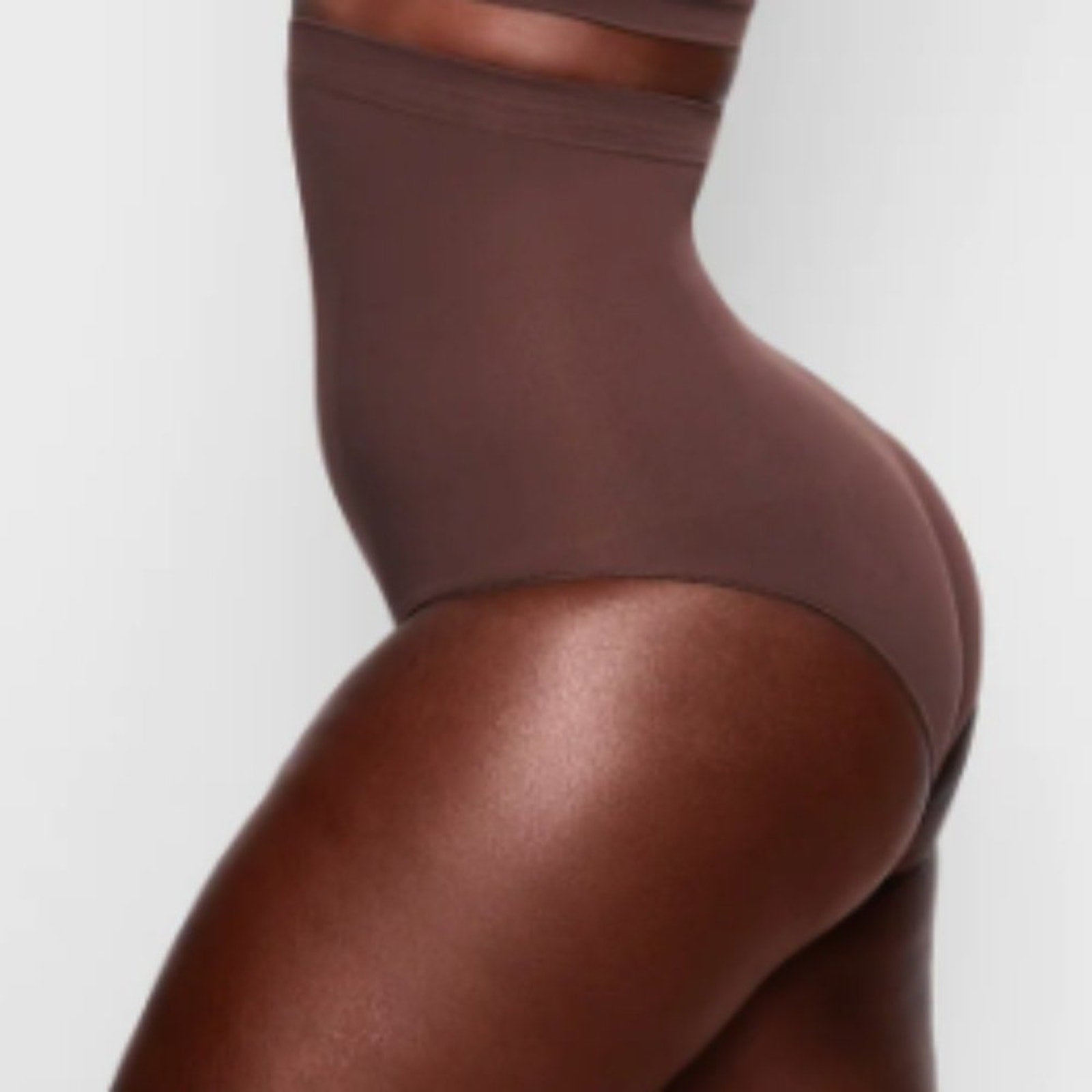 (2452) SKIMS SEAMLESS SCULPT HIGH-WAISTED BRIEF - COCOA Sz 2X/3X
