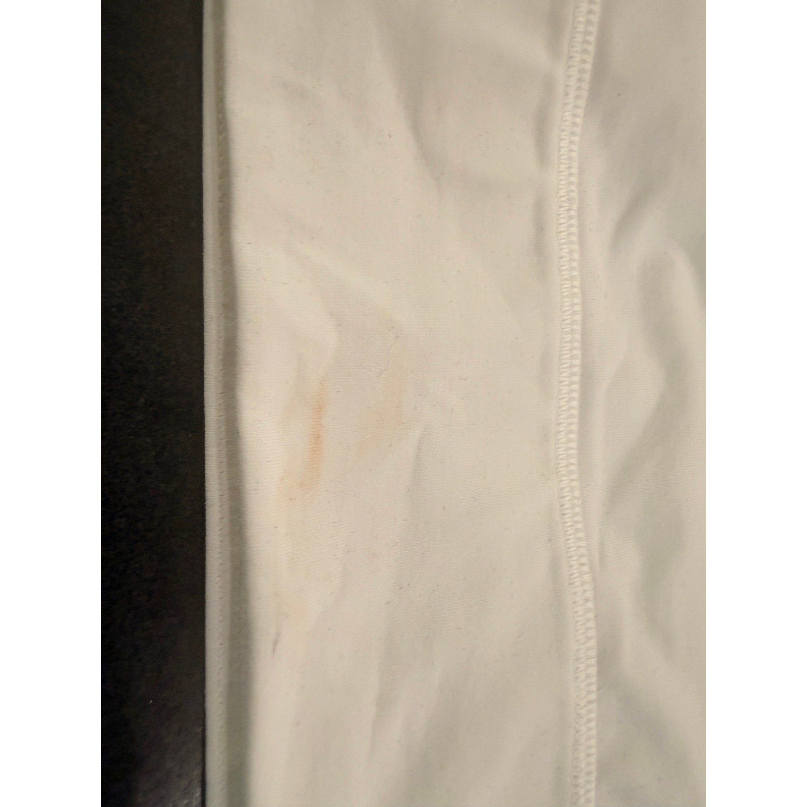 6483 Lululemon Energy Bra *Long Line White sz 8 *FLAW Makeup