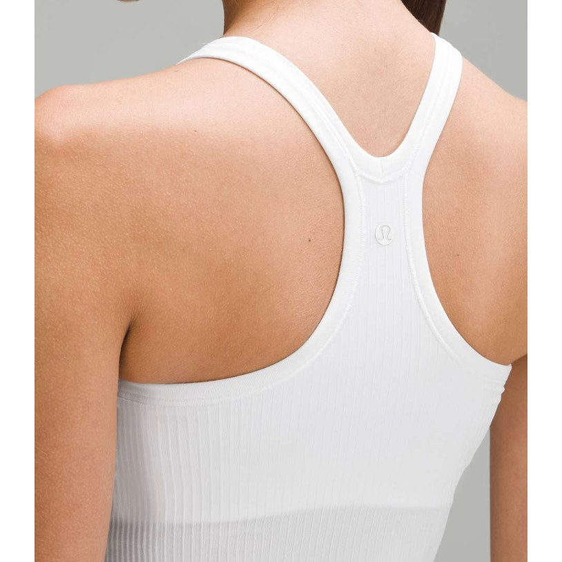 6428 - LULULEMON Ebb to Street Tank Top in White Sz 6 (No Pads)