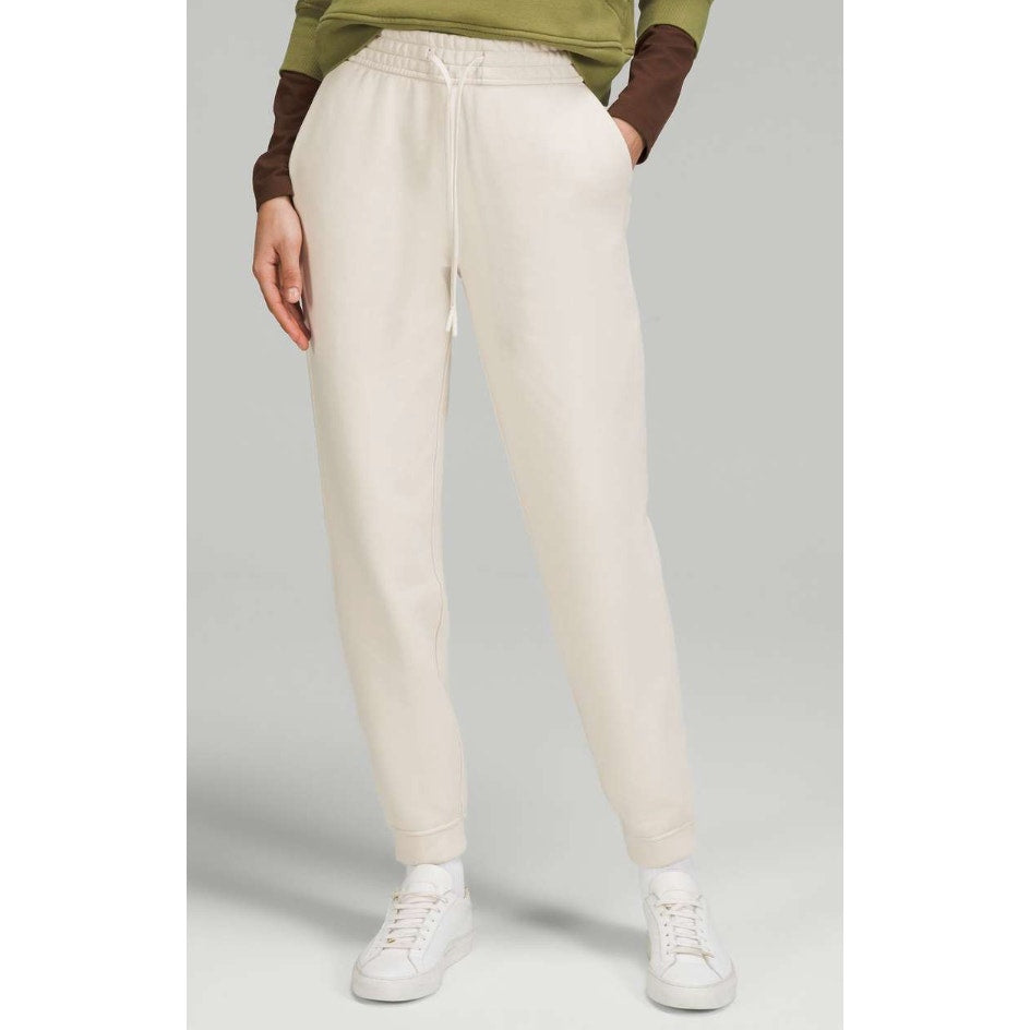 6766 Lululemon Loungeful High-Rise Jogger White Opal sz 4 *LOVED *SPOT