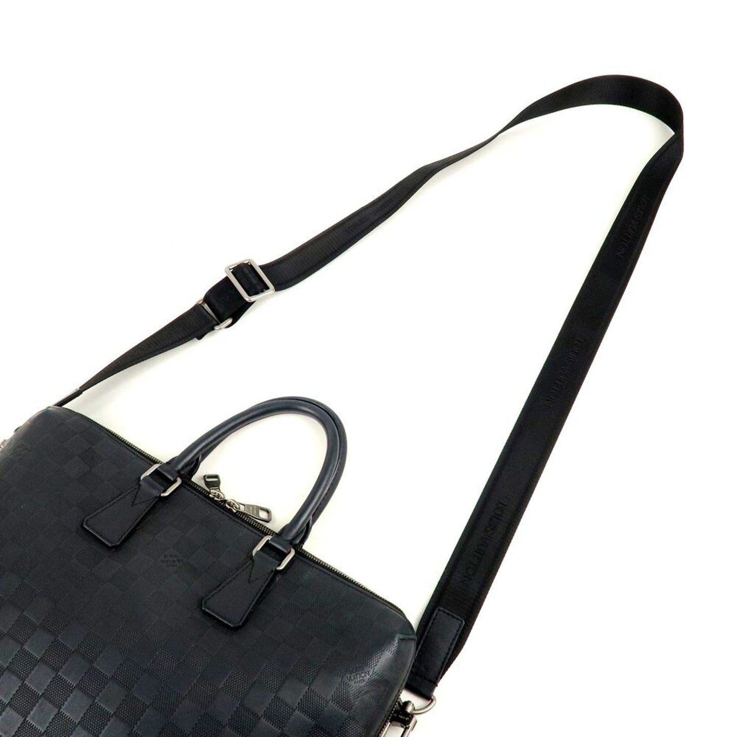 💎✨Authentic✨💎Louis Vuitton Damier Infini Porte Documents Jour Noir