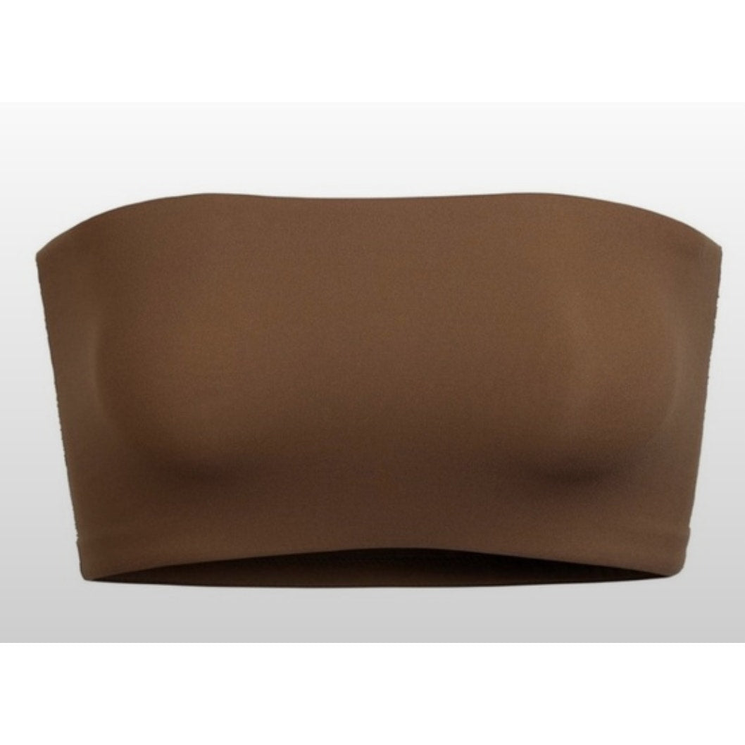2466 SKIMS NWT FITS EVERYBODY  BANDEAU ** COCOA in LARGE