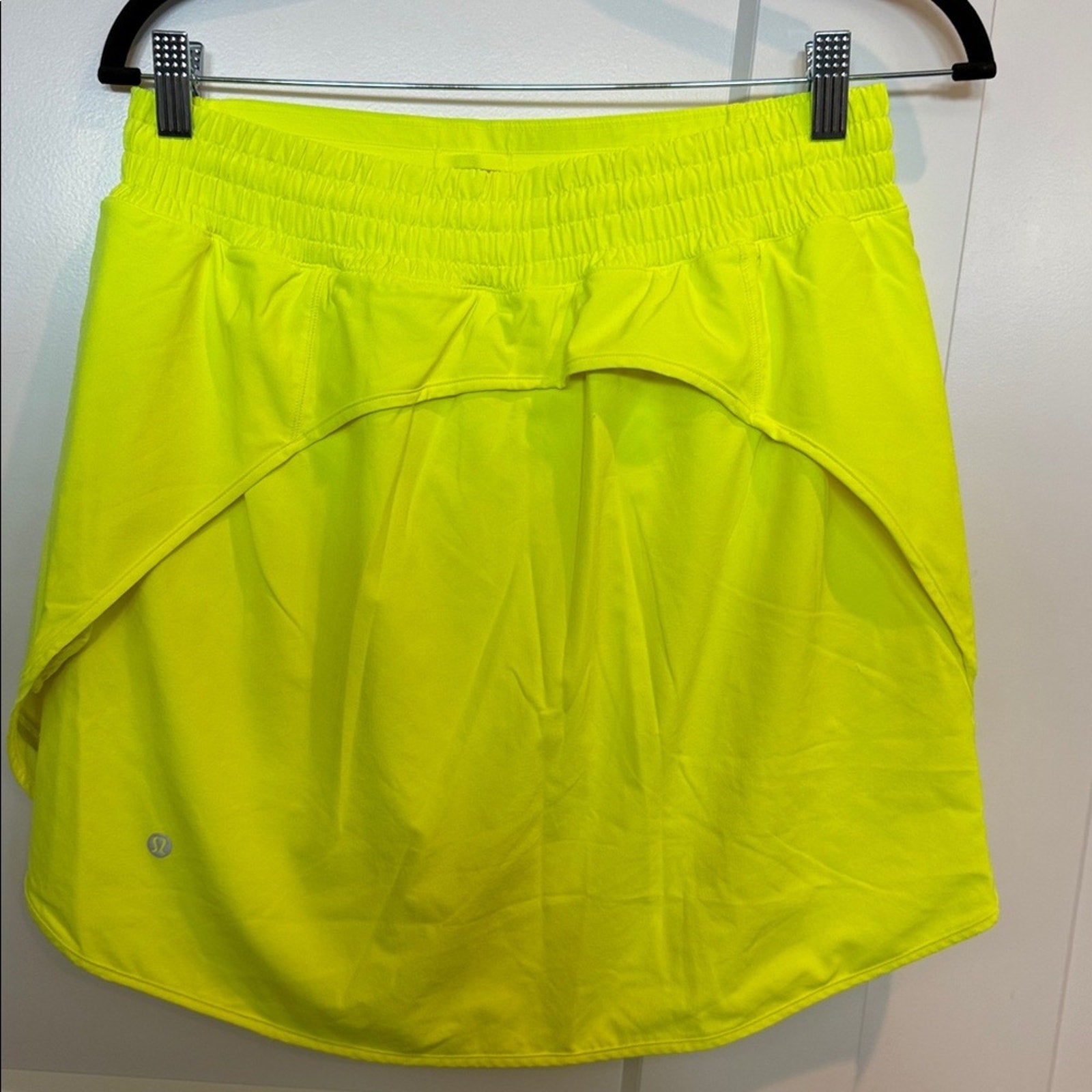 6925 Lululemon Hotty Hot High-Rise Skirt *Long in Highlight Yellow ($78) sz 10