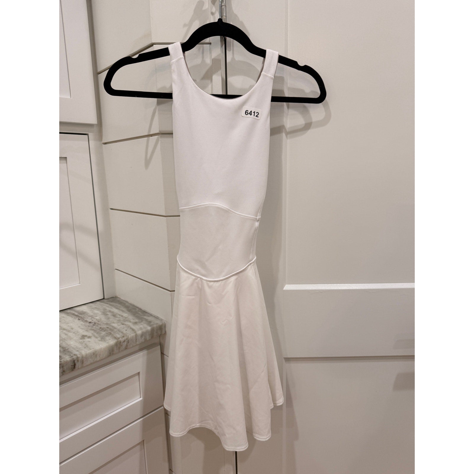 6412 LULULEMON Court Crush Dress White in Sz 2