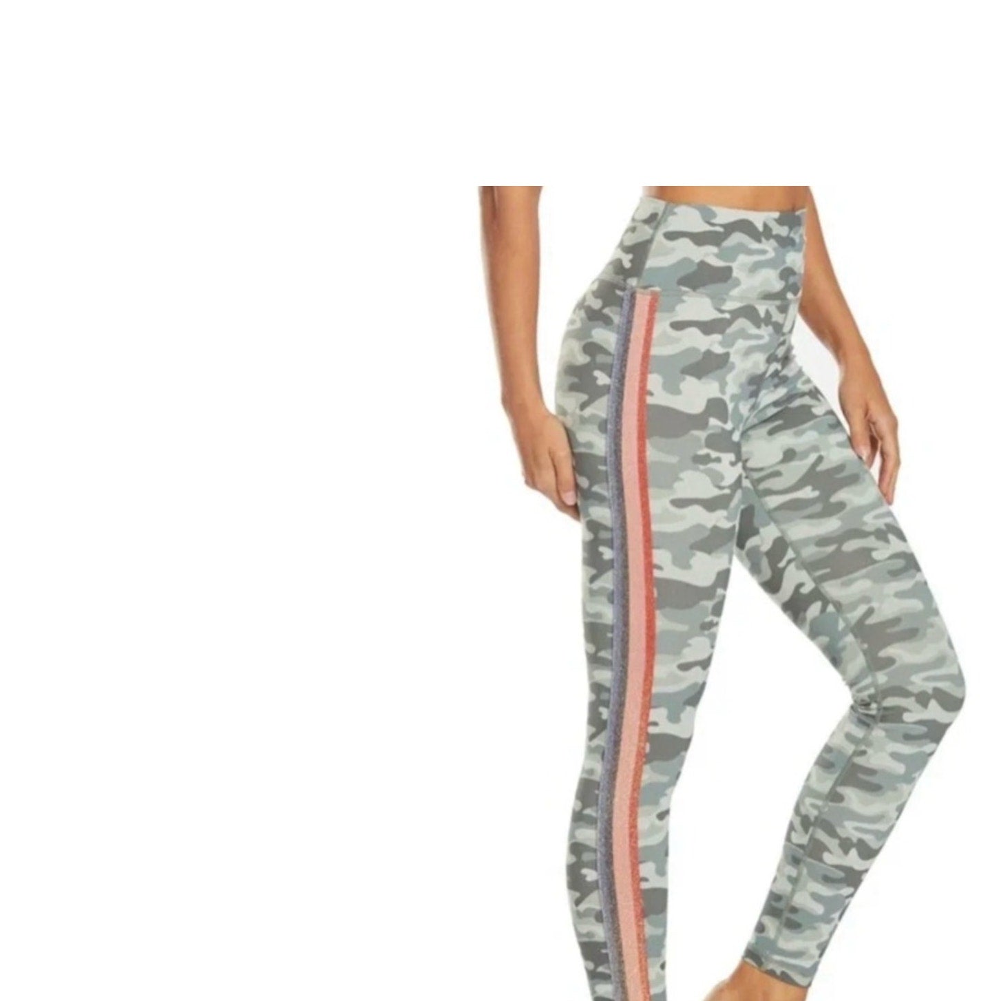 451 - SPIRITUAL GANGSTER Camo Perfect High Waist Yoga Leggings Sz L