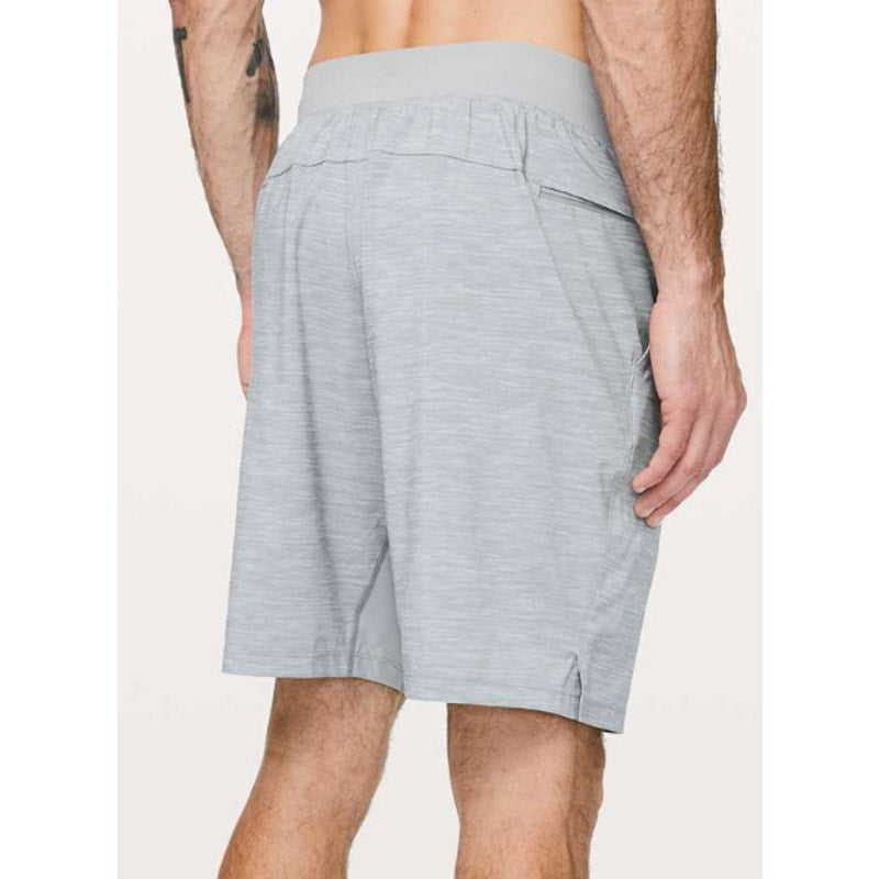 354 - LULULEMON T.H.E. Short *9" Heather Allover Sea Salt Light Cast Sz S *FLAW