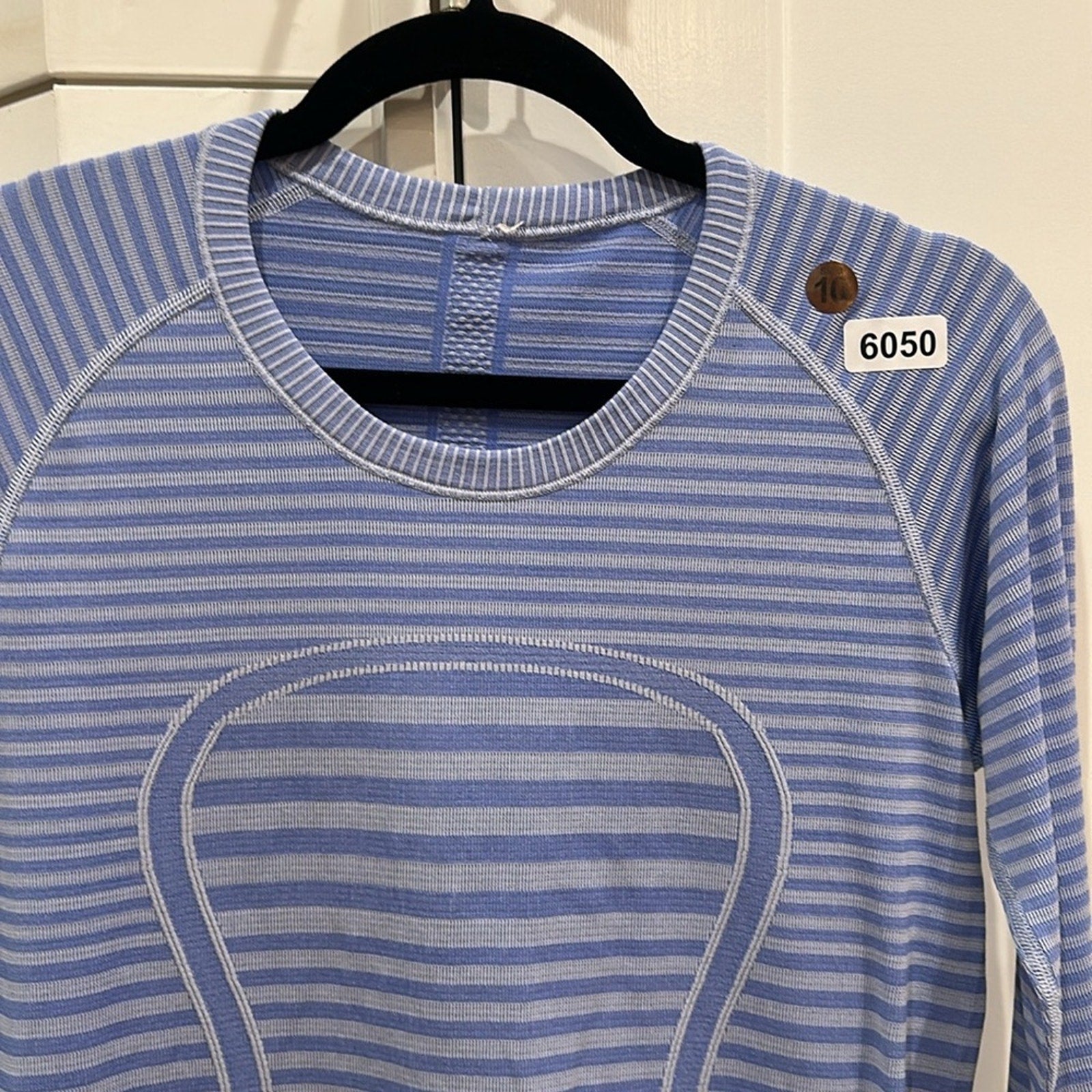 (6050)  🍋 LULULEMON RUN: Swiftly Tech Long Sleeve Crew Sz 10*EUC RARE