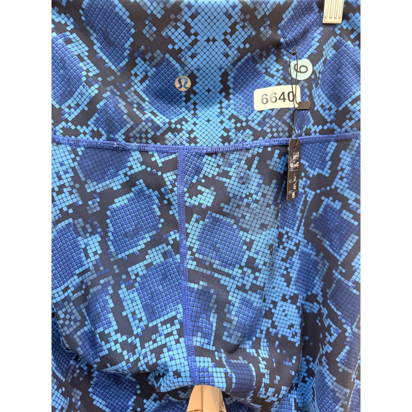 6640 LULULEMON High Times Pant *Full-On Luon Mini Ziggy Snk Pipe Dream Sz 6