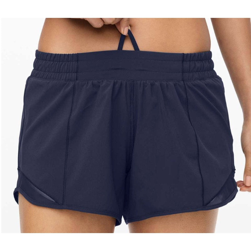 6726 Lululemon Hotty Hot Short II *Long 4" True Navy in Sz 10 TALL *LOVED