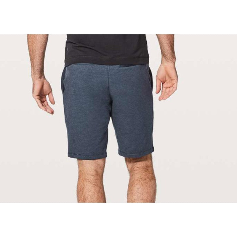421 - LULULEMON City Sweat Short *9.5" Heathered True Navy Sz M