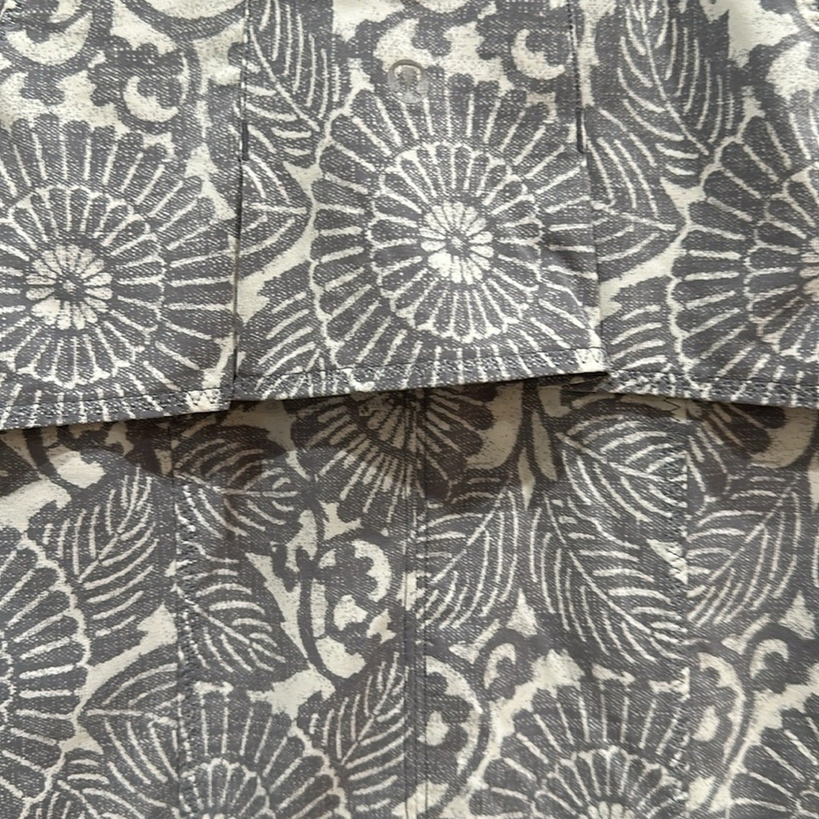 (2475) LULULEMON Run: Travel To Track Jacket *Print Sz 10/12 P2P=17.5" **LOVED**