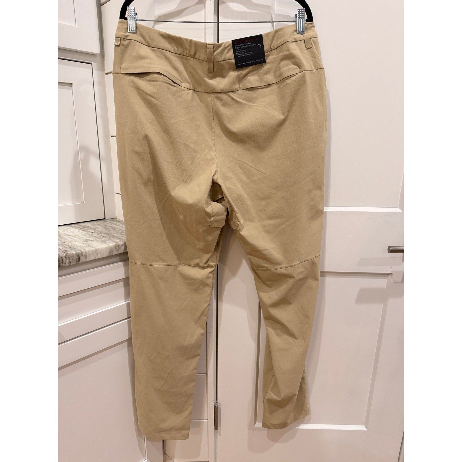 431 -NWT  LULULEMON Commission Classic Golf Pants 36W x 32L in Trench