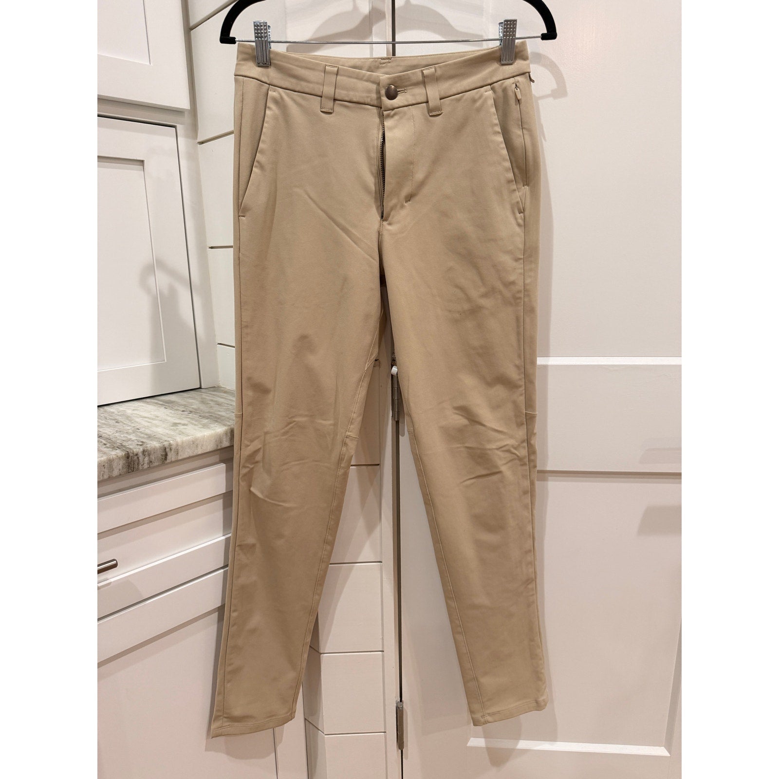 414 - LULULEMON Commission Pant Slim 32" *Warpstreme Trench in 28W