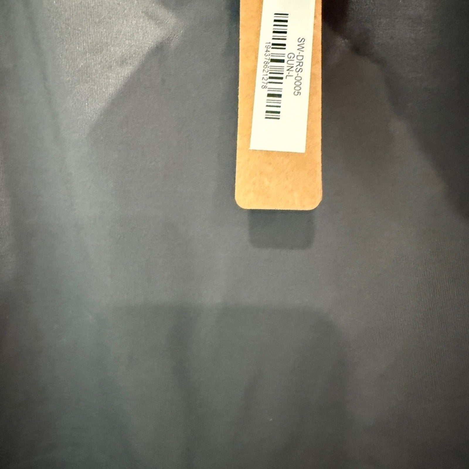 172 SKIMS Signature Swim Tank Dress - GunMetal Sze L