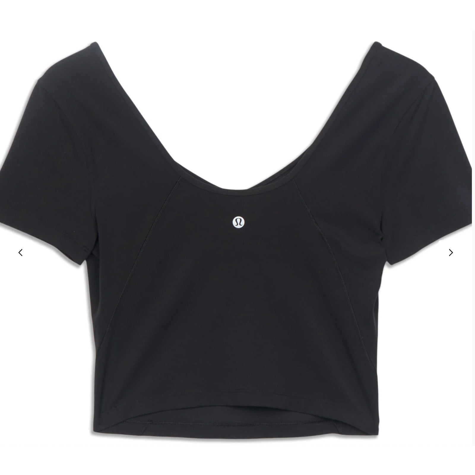 51 - LULULEMON ALIGN TEE in Black Sz 4
