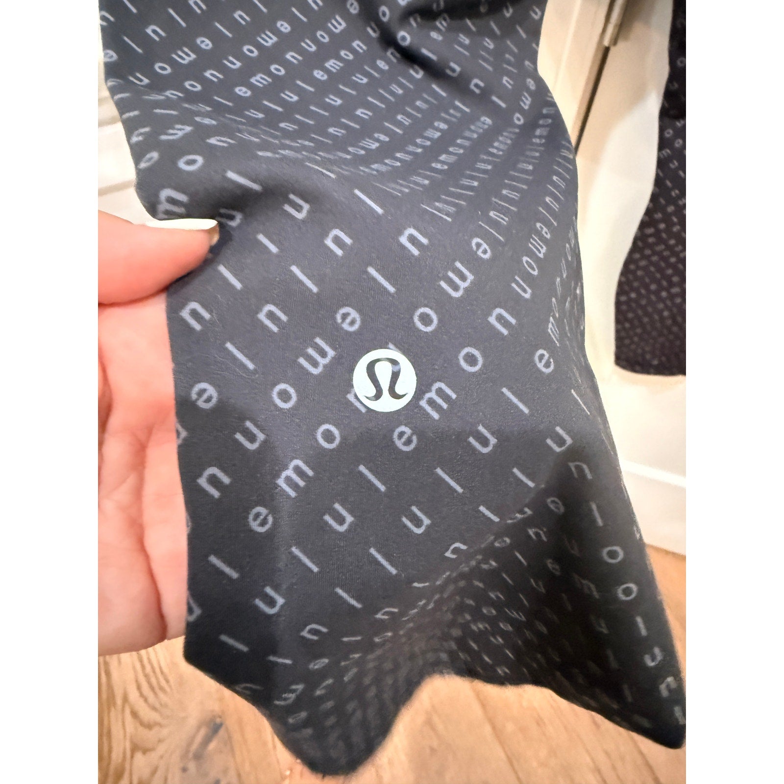 6735 Lululemon Wunder Train High-Rise Tight 25" Mirrorify Blk Sz 14 *RARE