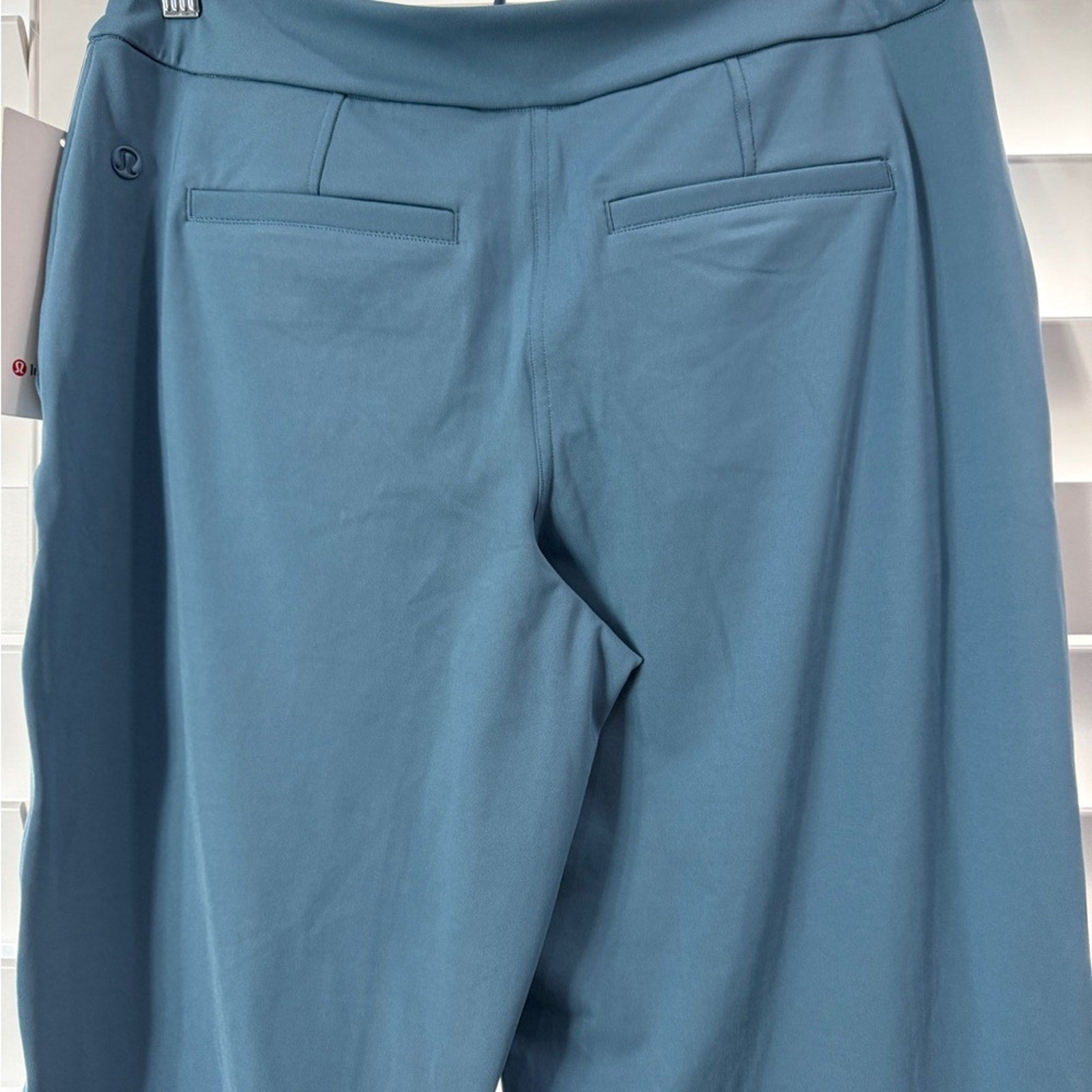 171 NWT Lululemon Straight-Leg Mid-Rise Pant Full Lgth *Luxtreme Utility Blue Sz M