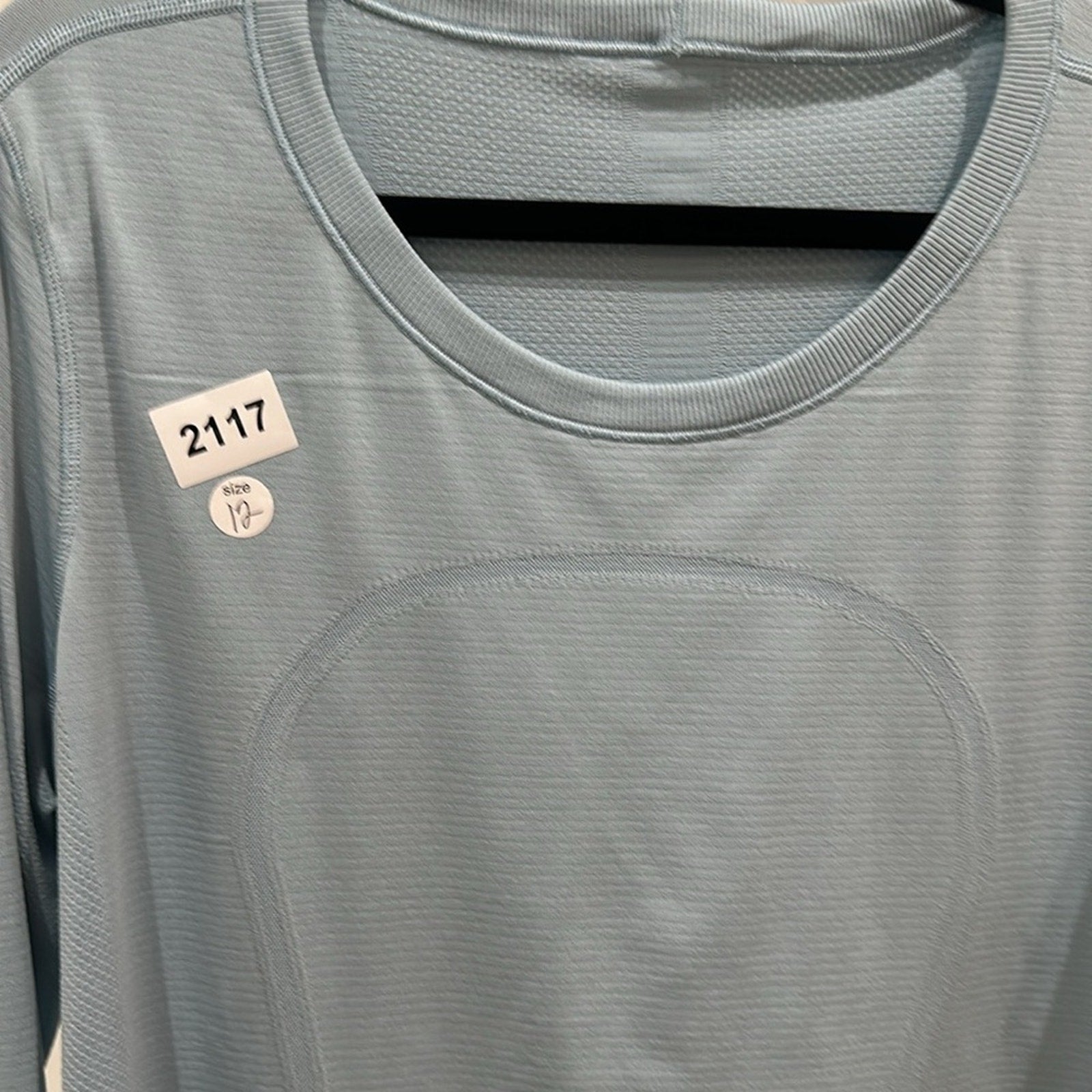 (2117)  🍋 LULULEMON RUN: Swiftly Tech BREEZE Long Sleeve Crew Sz 12 VGUC