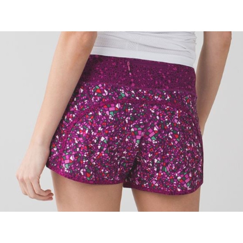 6022 - LULULEMON Run Times Short Paradise Camo