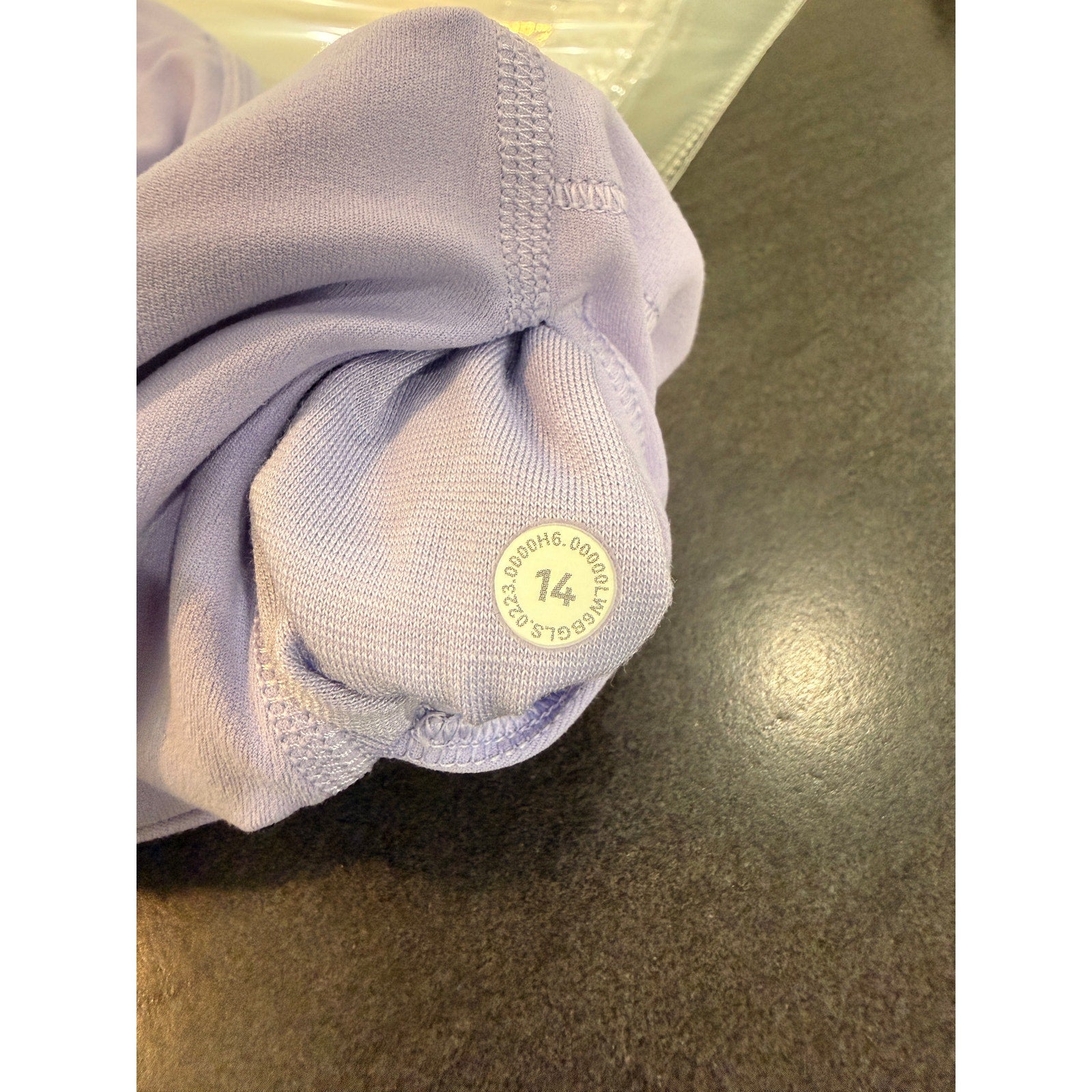 6729 LULULEMON Align High-Rise Crop 23" Lilac Smoke Sz 14 *LOVED
