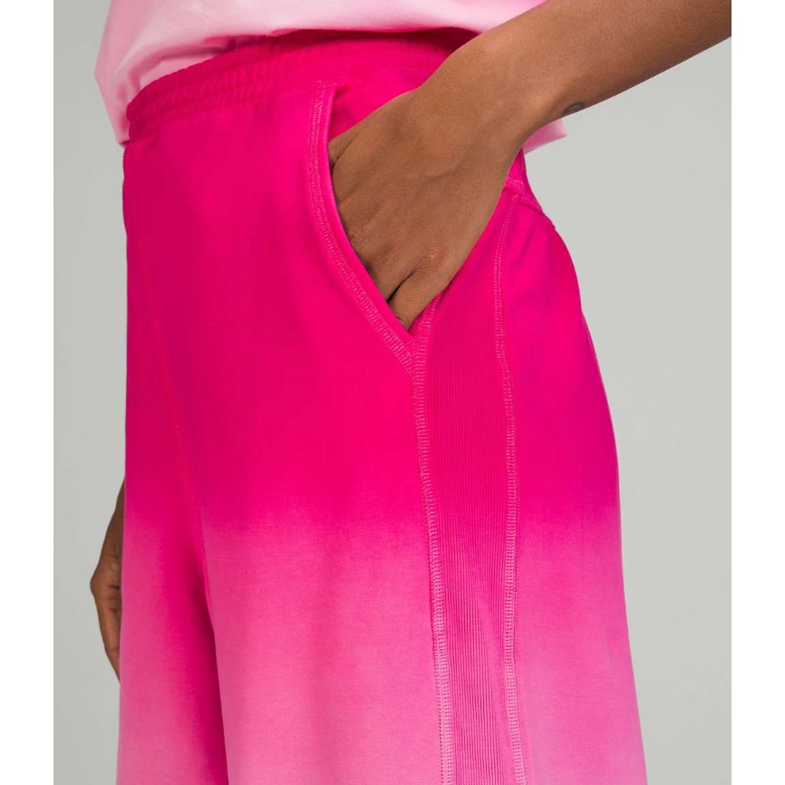 6838 Lululemon LA Super-High-Rise Jogger Sonic Pink Ombre Wash sz 8 *LOVED