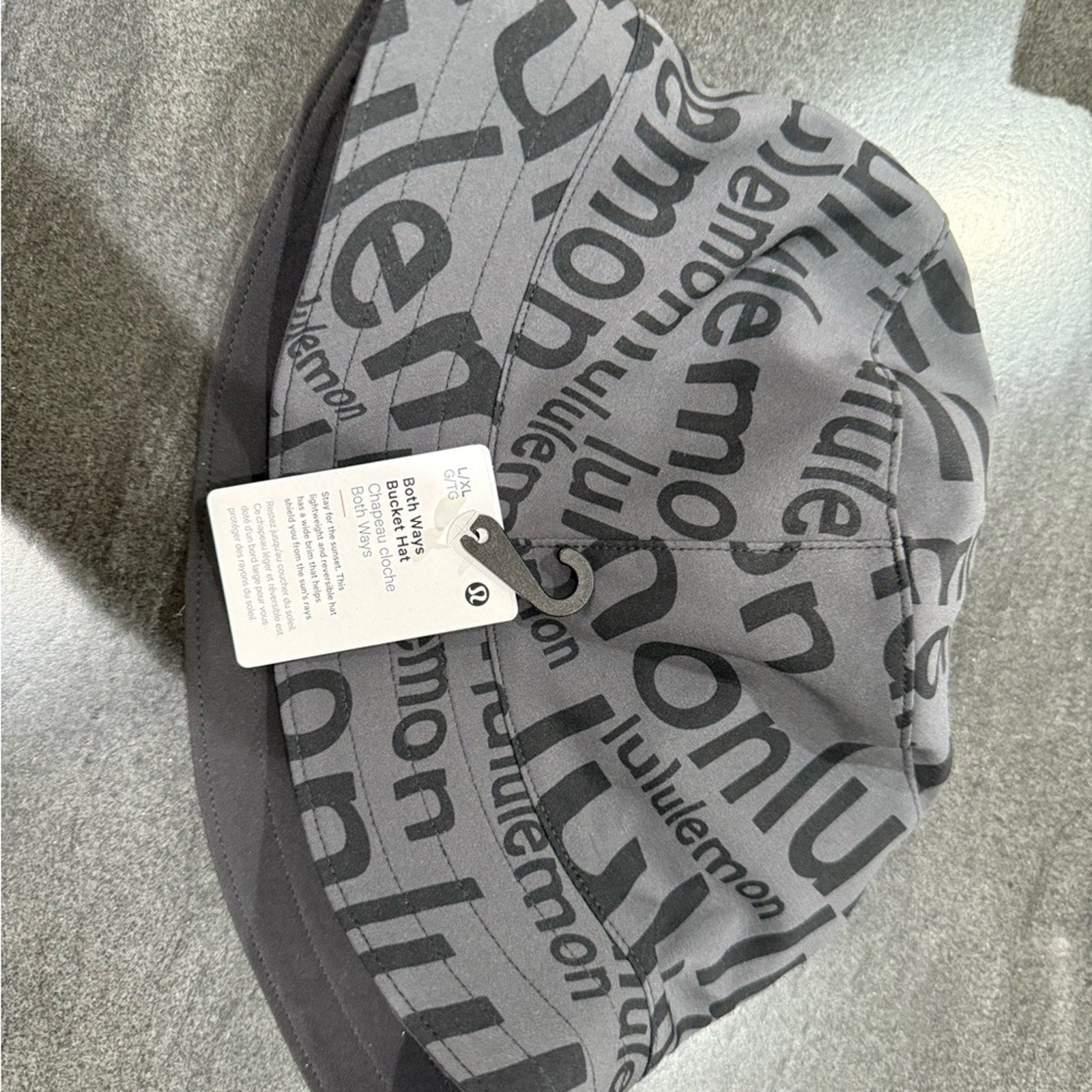(6894) NWT LULULEMON BOTH WAYS BUCKET HAT - L